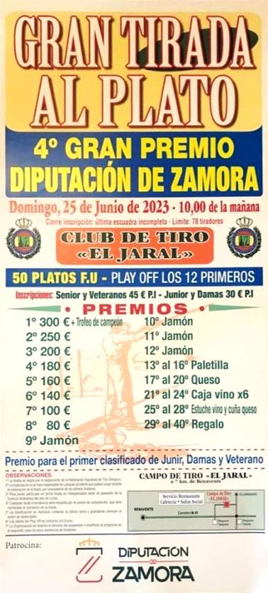Gran premio 2023 de Tiro al Plato Diputacion de Zamora