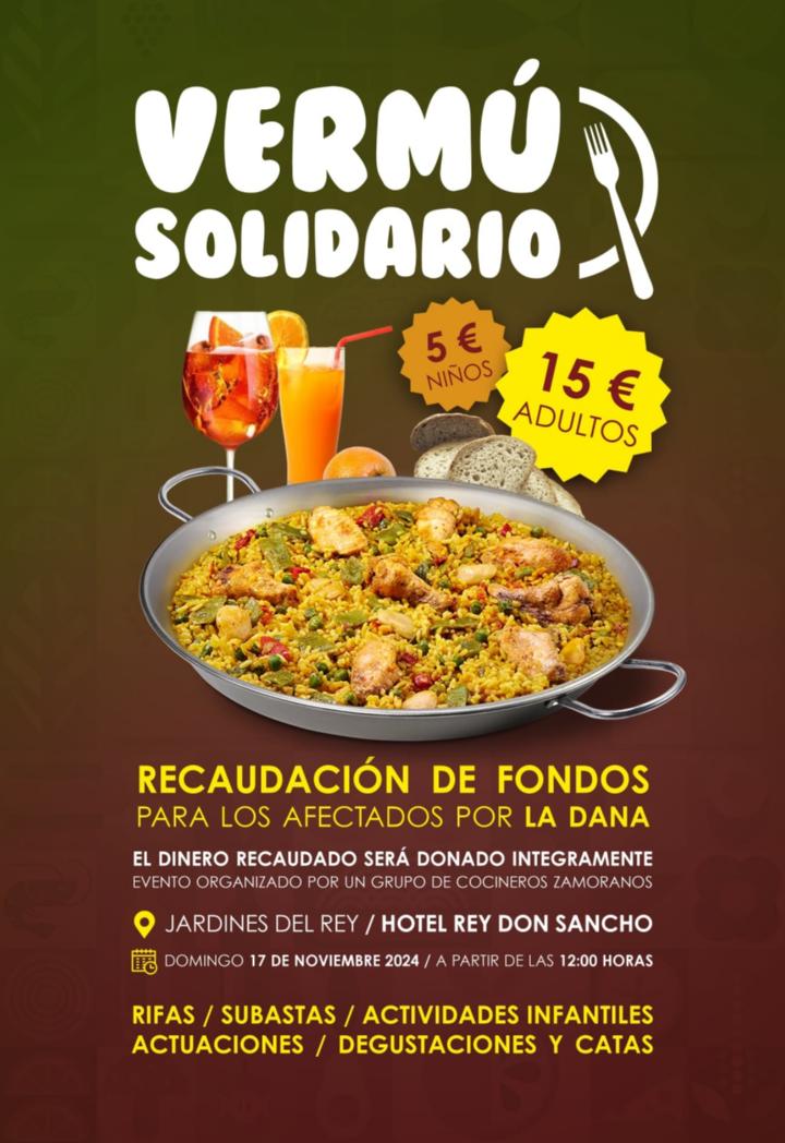 Cartel del Menú Solidario