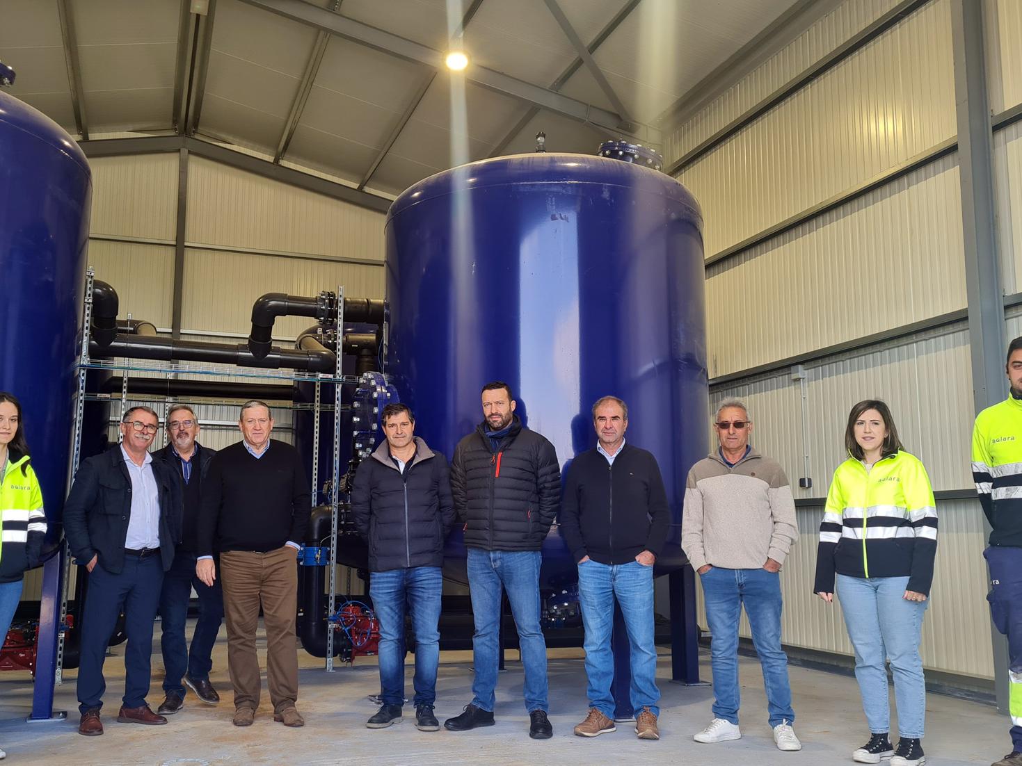 La estación de tratamiento de agua potable de la Mancomunidad de Sayagua en Carbellino de Sayago tiene capacidad para tratar 180 metros cúbicos de agua a la hora