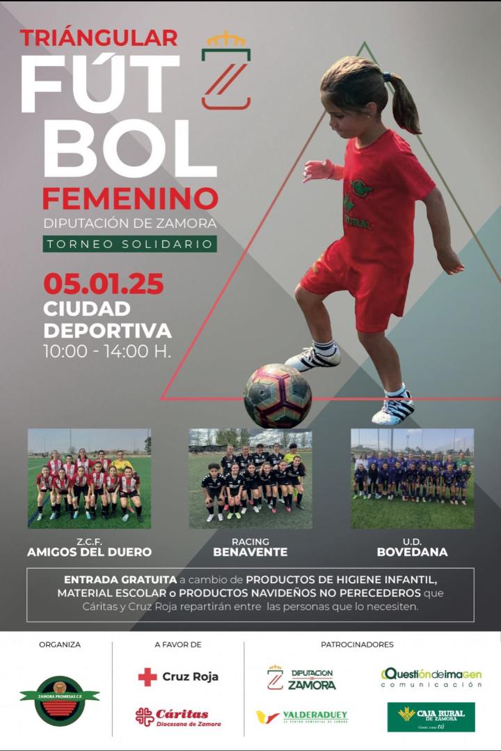 Triángular Fútbol Femenino-cartel