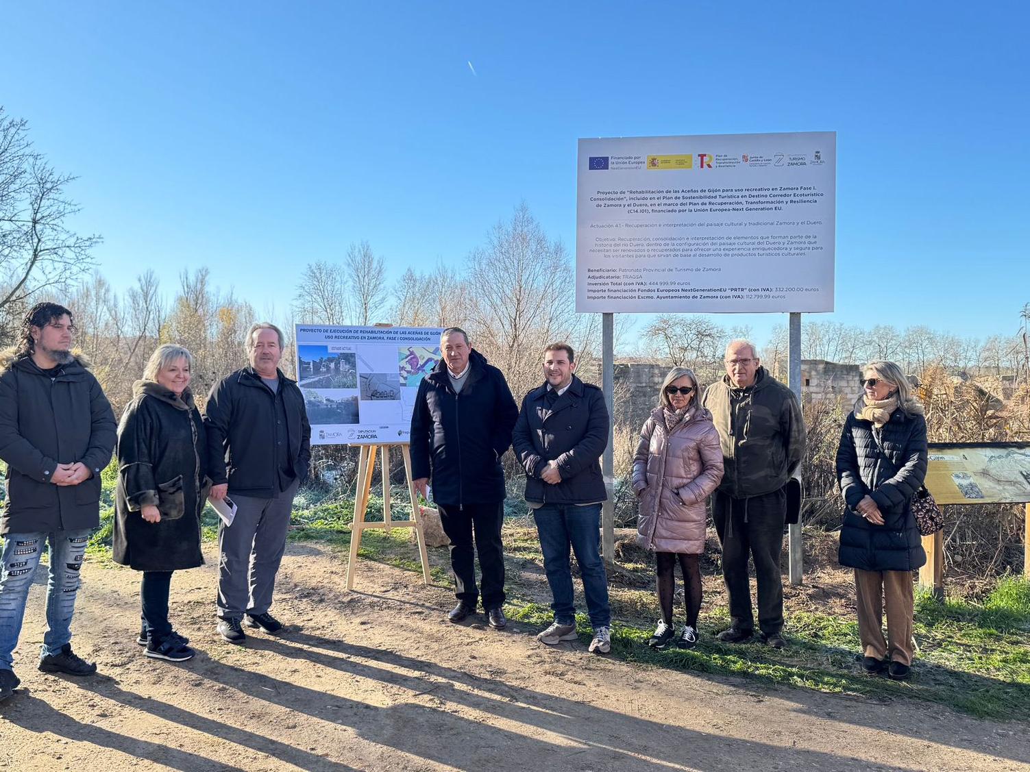 La Diputación replantea las obras de rehabilitación de las Aceñas de Gijón con un plazo de ejecución de 10 meses