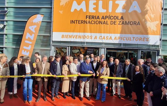 Momento de la inauguración de Meliza