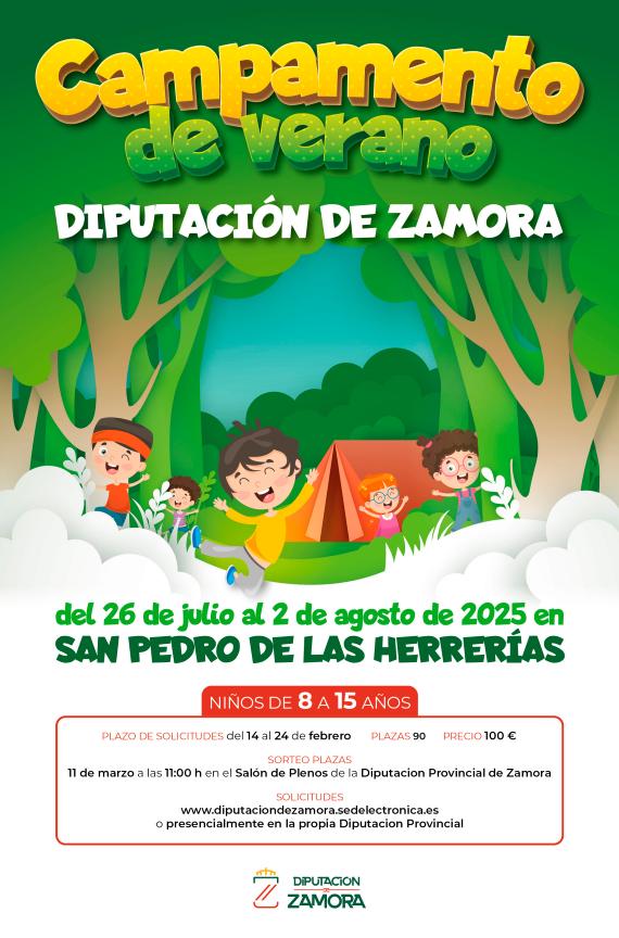 Cartel del Campamento de Verano