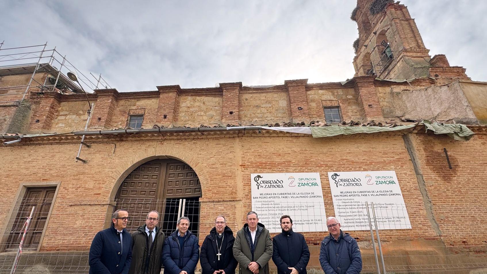 OBRAS IGLESIA DE SAN PEDRO EN VILLALPANDO